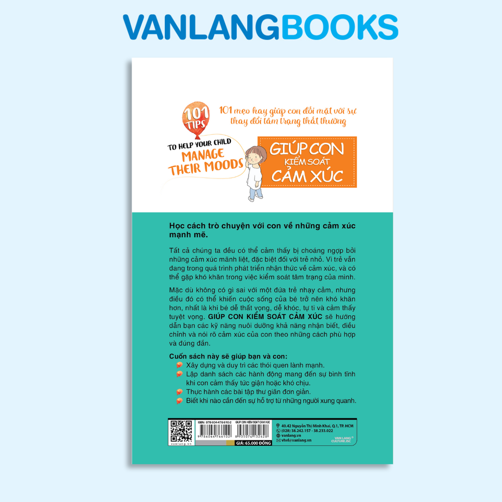Giúp Con Kiểm Soát Cảm Xúc - Vanlangbooks