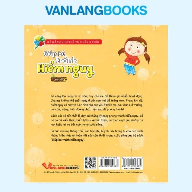Giúp Bé Tránh Hiểm Nguy - Lớp Chồi 2 - Vanlangbooks