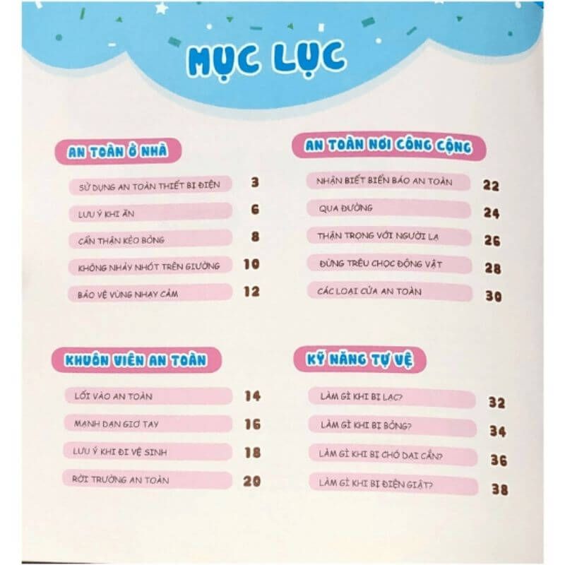 Giúp Bé Tránh Hiểm Nguy - Lớp Mầm 1 - Vanlangbooks