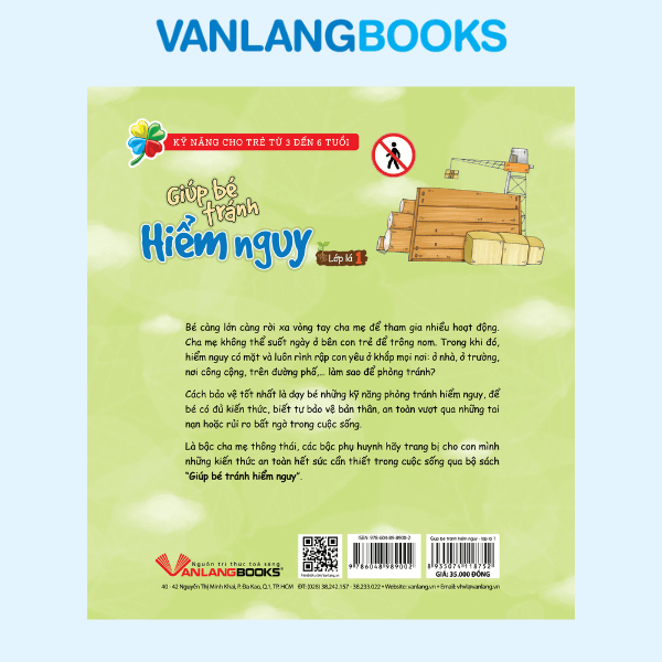 Giúp Bé Tránh Hiểm Nguy - Lớp Lá 1 - Vanlangbooks