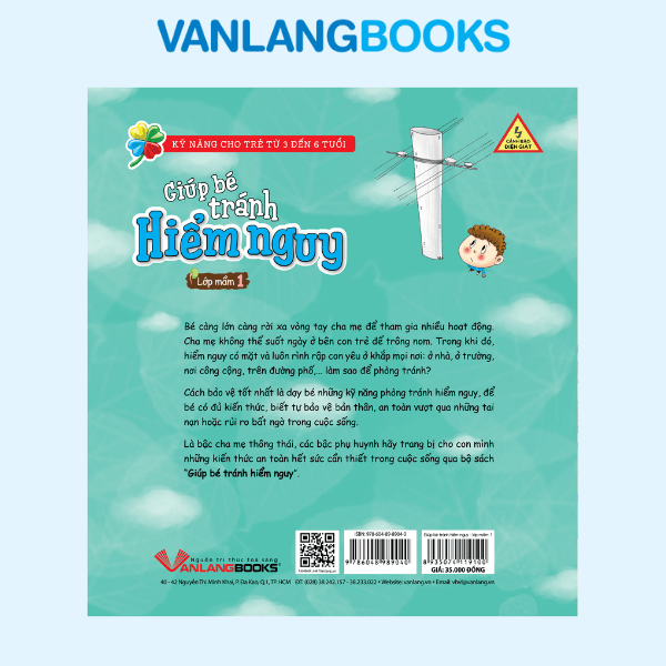 Giúp Bé Tránh Hiểm Nguy - Lớp Mầm 1 - Vanlangbooks
