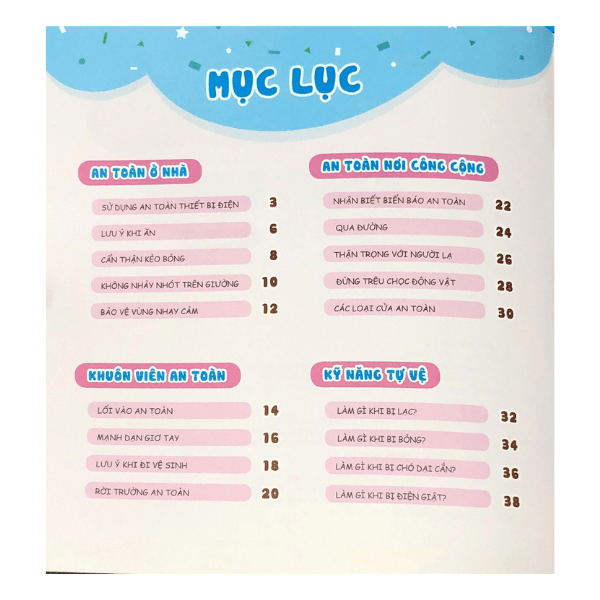 Giúp Bé Tránh Hiểm Nguy - Lớp Mầm 1 - Vanlangbooks