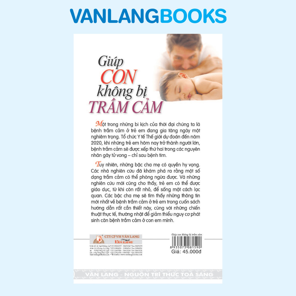 Giúp Con Không Bị Trầm Cảm - Vanlangbooks