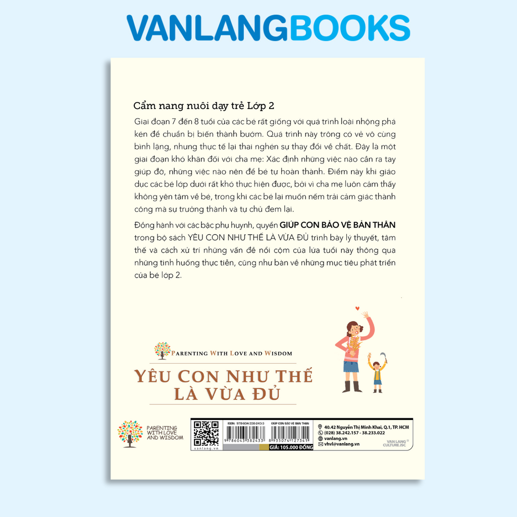 Yêu Con Như Thế Là Vừa Đủ - Giúp Con Bảo Vệ Bản Thân - Vanlangbooks