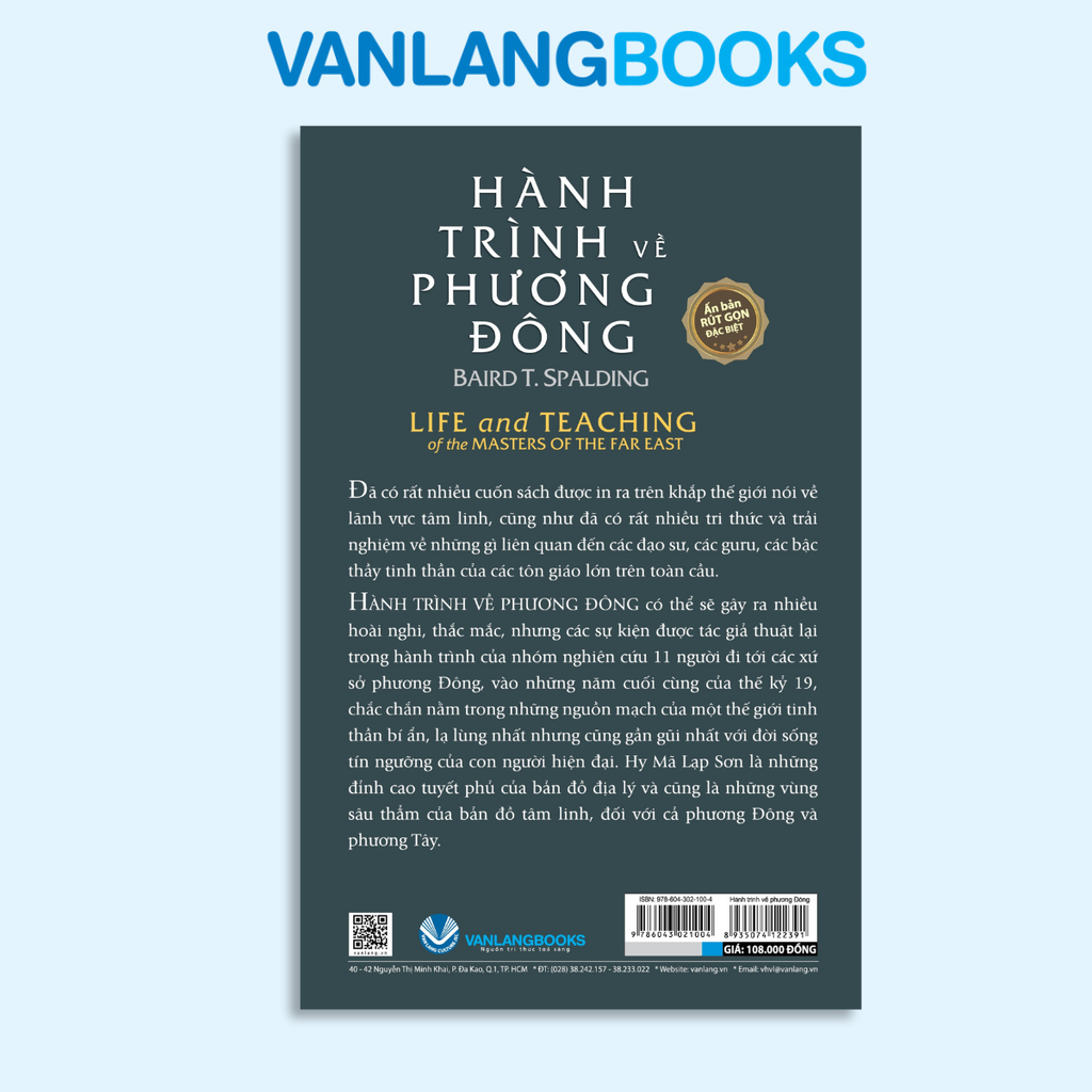 Hành Trình Về Phương Đông - Vanlangbooks