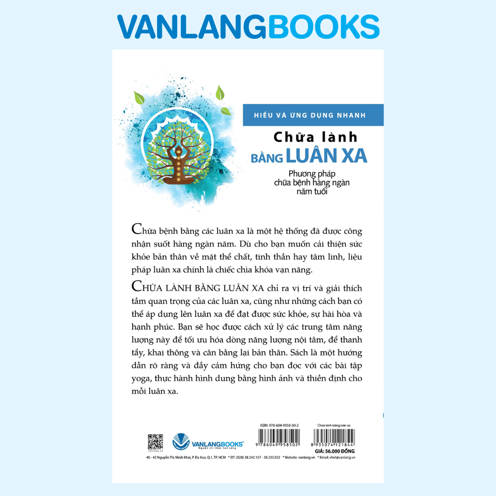 Hiểu Và Ứng Dụng Nhanh - Chữa Lành Bằng Luân Xa - Vanlangbooks