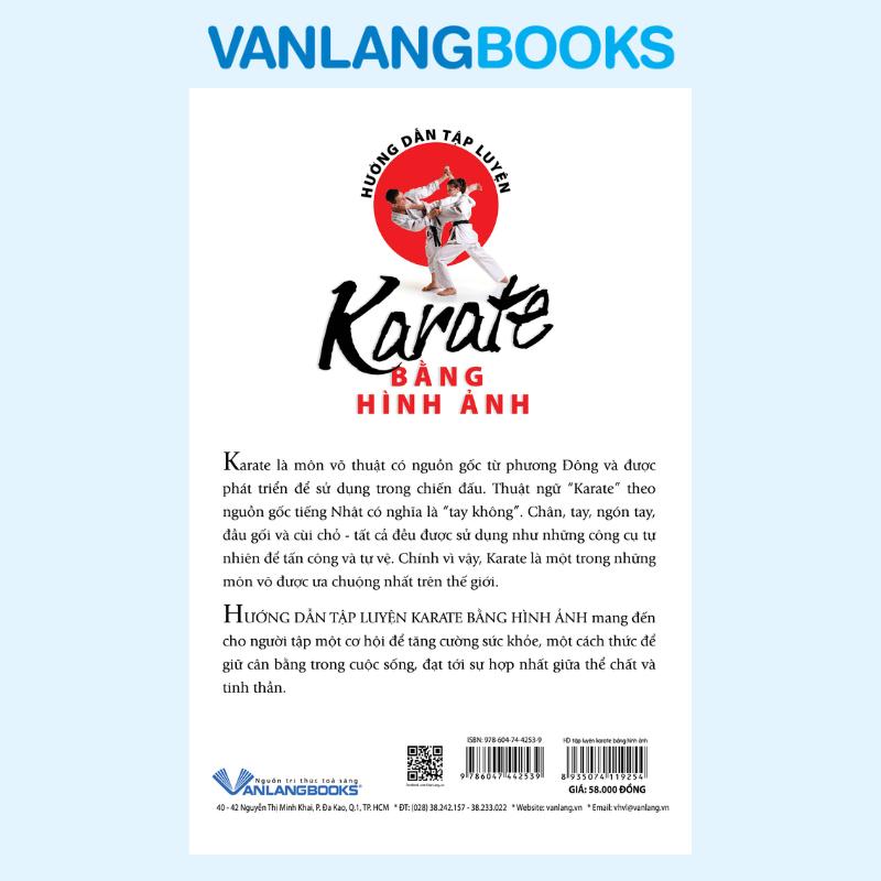 Hướng Dẫn Tập Luyện Karate Bằng Hình Ảnh - Vanlangbooks