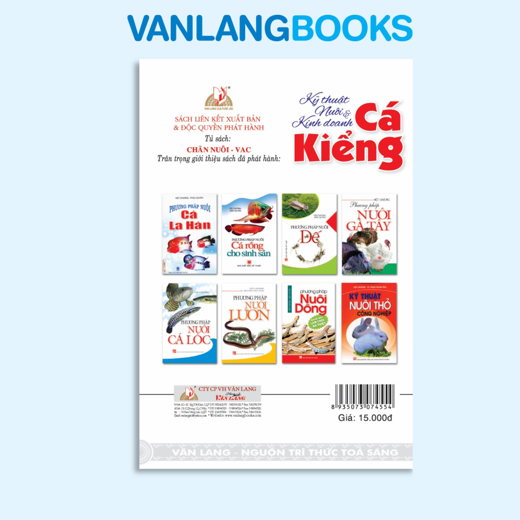 Kỹ Thuật Nuôi & Kinh Doanh Cá Kiểng - Vanlangbooks