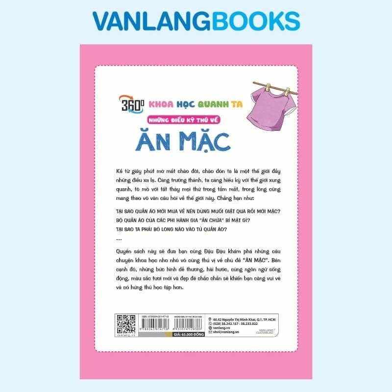 Khoa Học Quanh Ta: Những Điều Kỳ Thú Về Ăn Mặc - Vanlangbooks