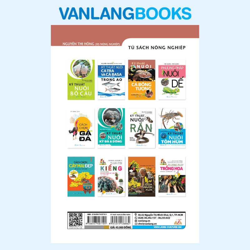 Kỹ Thuật Nuôi Cá Bống Tượng (Tái bản 2025)  - Vanlangbooks