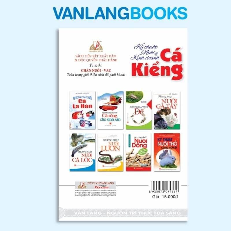 Kỹ Thuật Nuôi & Kinh Doanh Cá Kiểng - Vanlangbooks