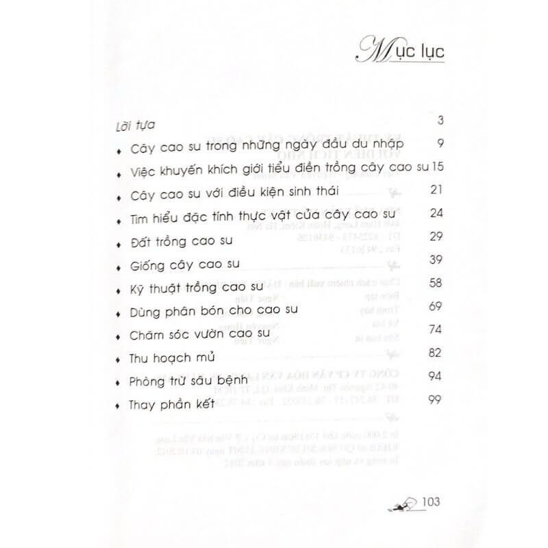 Kỹ Thuật Trồng Cây Cao Su Với Diện Tích Nhỏ - Vanlangbooks