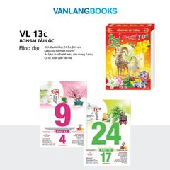 BLO 13c - Lịch Bloc đại 2027 (Bonsai tài lộc - Dê phong thủy)
