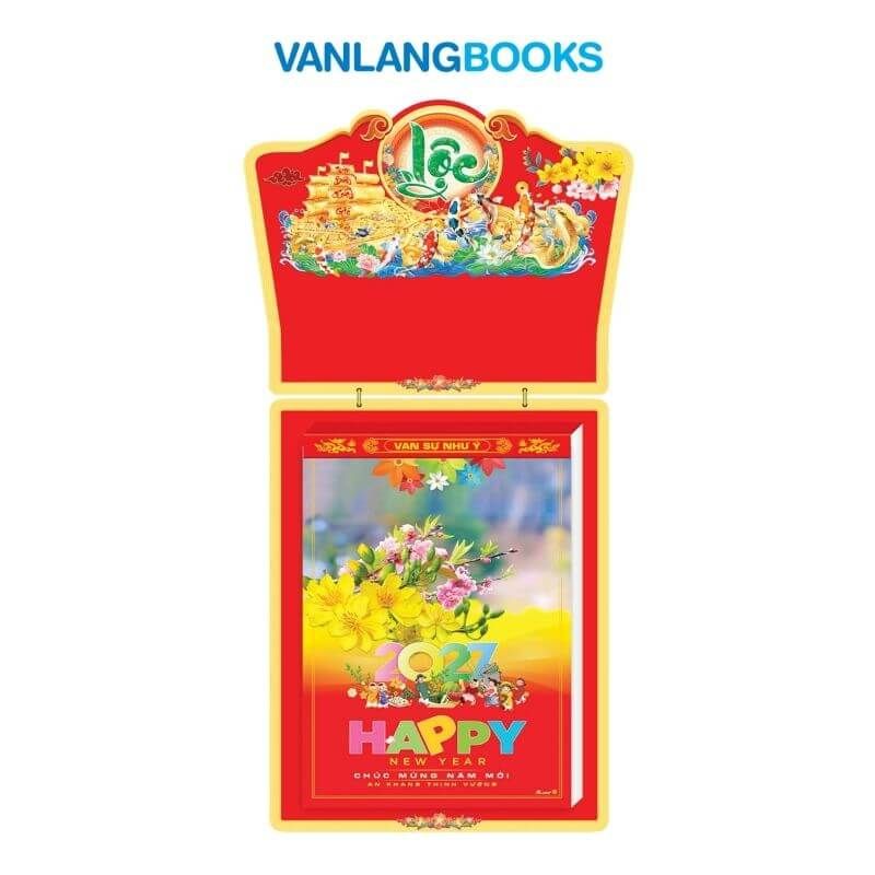 BLO 04 - Lịch Bloc siêu đại 2027 (20*30) Sống đẹp mỗi ngày (Lộc)