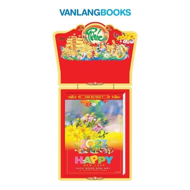BLO 04a - Lịch Bloc siêu đại 2027 (20*30) Sống đẹp mỗi ngày (Phúc)