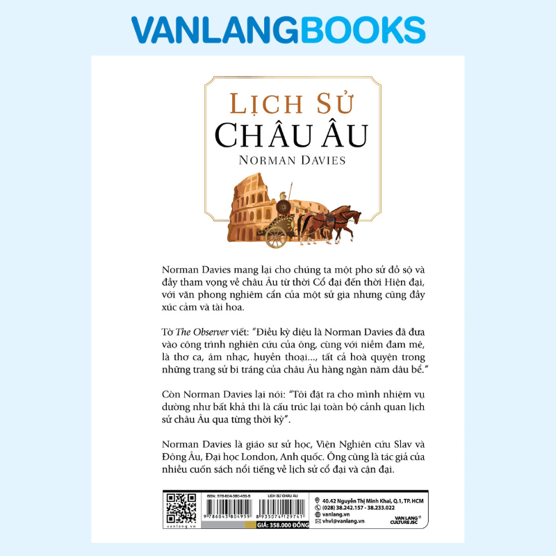Lịch Sử Châu Âu ( Tái Bản 2023) - Vanlangbooks