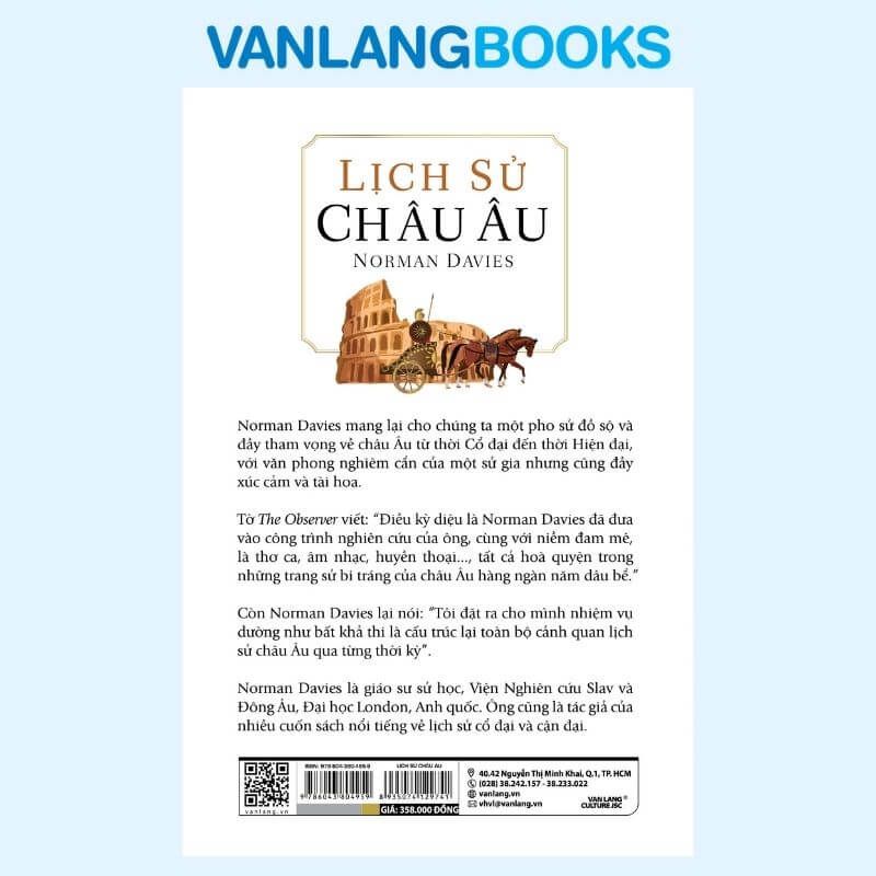 Lịch Sử Châu Âu ( Tái Bản 2023) - Vanlangbooks