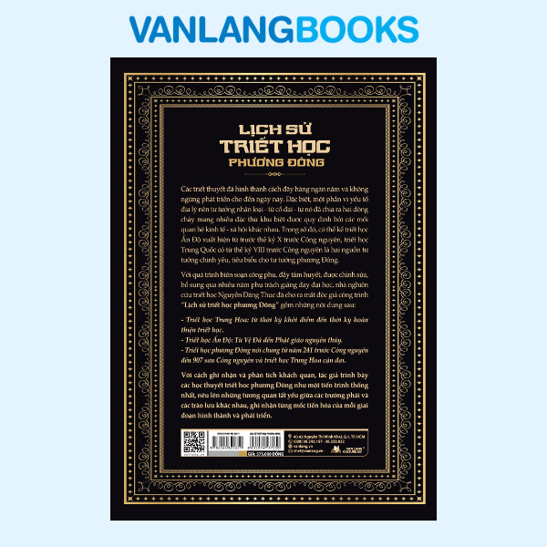 Lịch Sử Triết Học Phương Đông – (Tái Bản 2025) - Vanlangbooks