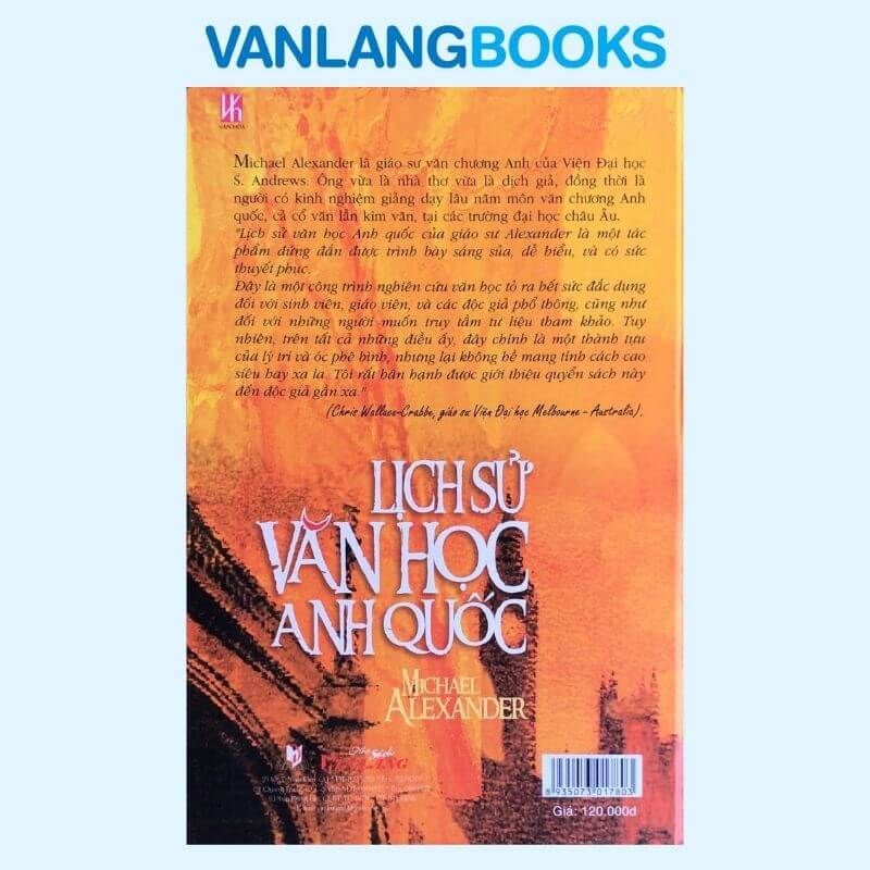 Lịch Sử Văn Học Anh Quốc - Vanlangbooks