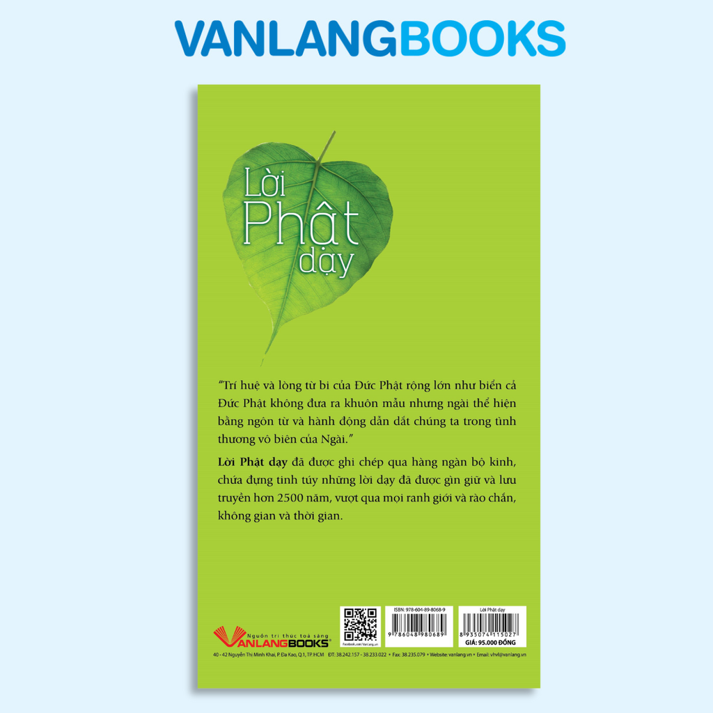 Lời Phật Dạy - Vanlangbooks