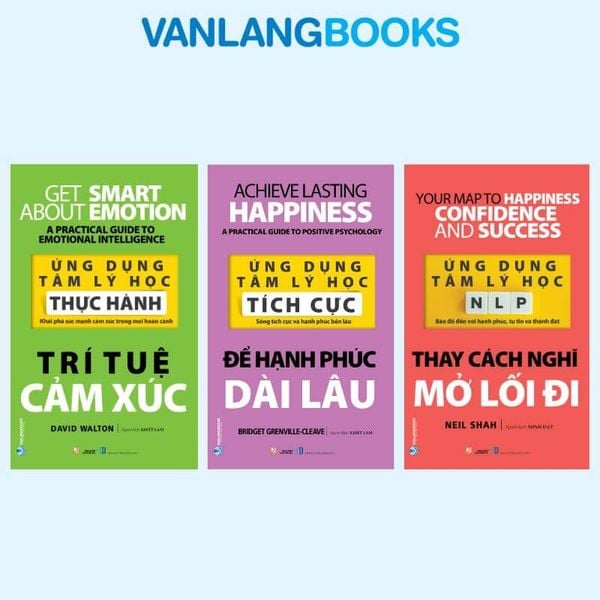 Bộ 3 Cuốn Ứng Dụng Tâm Lý Học - Để Hạnh Phúc Dài Lâu/Thay Cách Nghĩ Mở Lối Đi/Trí Tuệ Cảm Xúc - Vanlangbooks