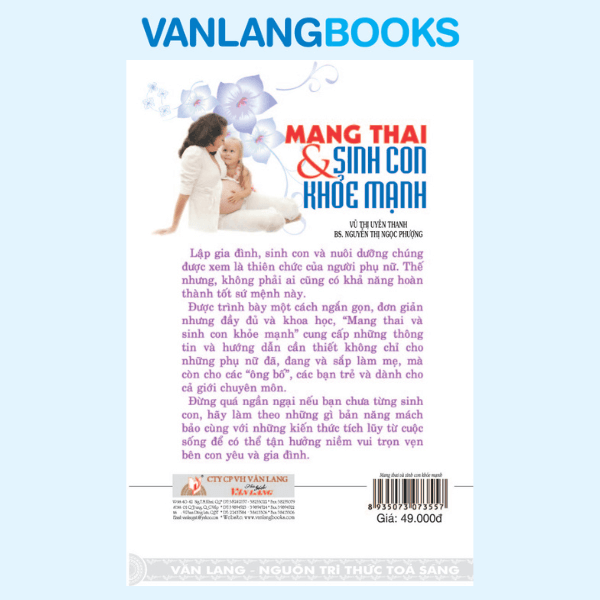 Mang thai & sinh con khỏe mạnh - Vanlangbooks