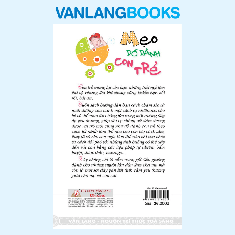 Mẹo Dỗ Dành Con Trẻ - Vanlangbooks