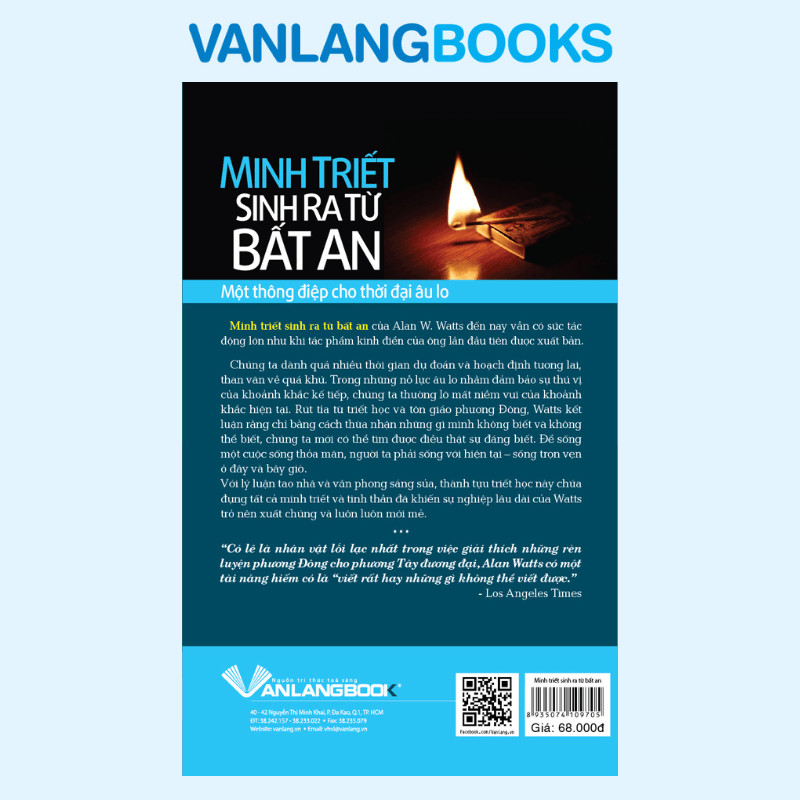 Minh Triết Sinh Ra Từ Bất An - Vanlangbooks