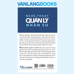 Nghệ Thuật Quản Lý Nhân Sự (Tái Bản 2019) - Vanlangbooks