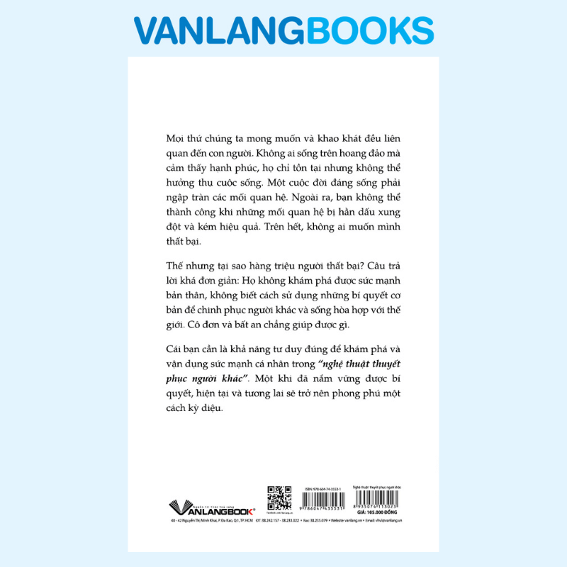 Nghệ Thuật Thuyết Phục Người Khác - Vanlangbooks
