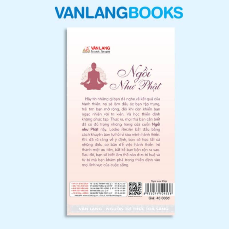 Ngồi Như Phật - Cẩm Nang Bỏ Túi Về Thiền - Vanlangbooks