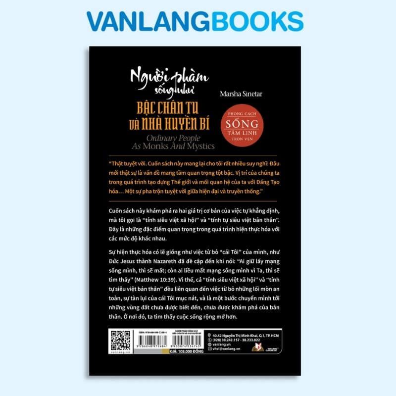 Người Phàm Sống Như Bậc Chân Tu Và Nhà Huyền Bí - Vanlangbooks