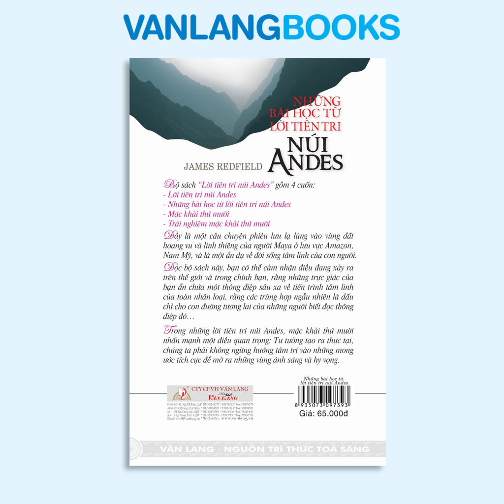 Những Bài Học Từ Lời Tiên Tri Núi Andes - Vanlangbooks