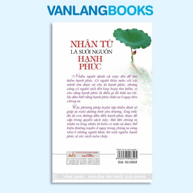 Nhân Từ Là Suối Nguồn Hạnh Phúc - Vanlangbooks