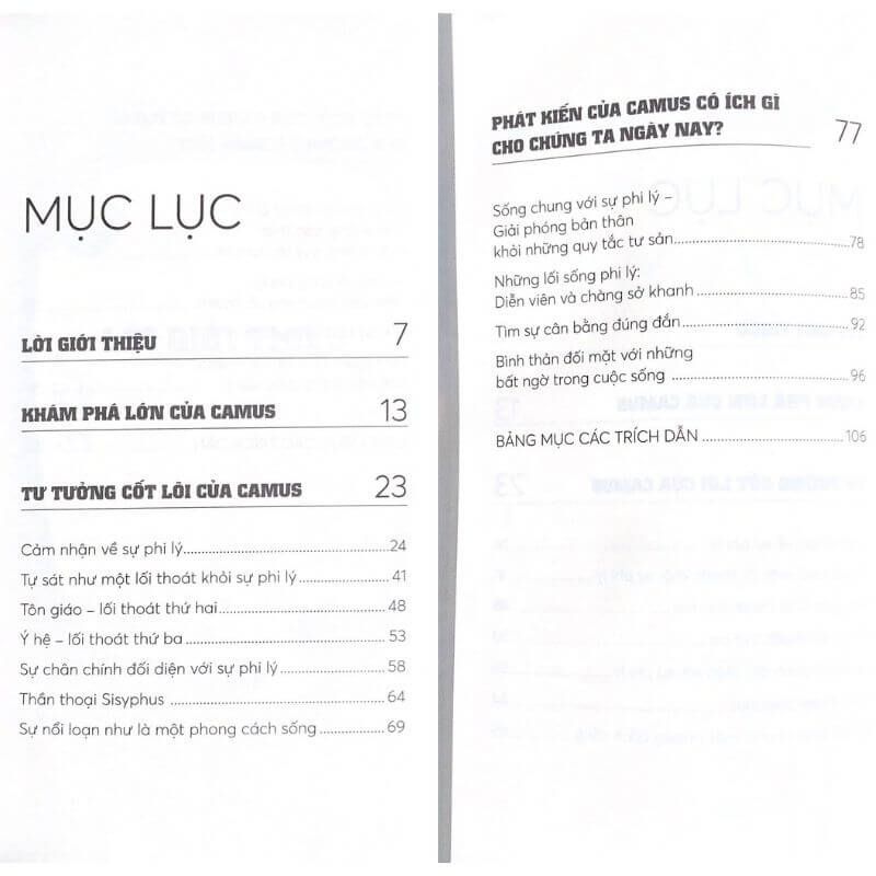 Những Nhà Tư Tưởng Lớn: Camus Trong 60 Phút - Vanlangbooks