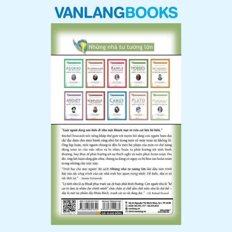Những Nhà Tư Tưởng Lớn: Foucault Trong 60 Phút - Vanlangbooks