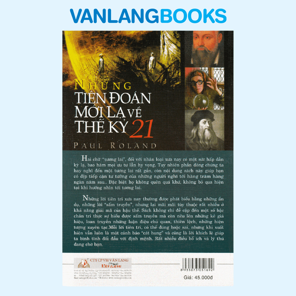 Những Tiên Đoán Mới Lạ Về Thế Kỷ 21 - Vanlangbooks