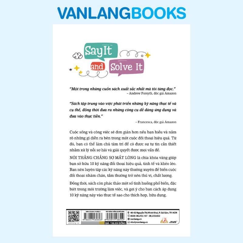 Nói Thẳng Chẳng Sợ Mất Lòng (Tái Bản 2026) -Vanlangbooks