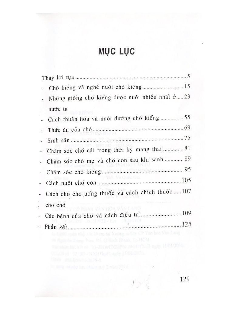 Nuôi Chó Kiểng - Nuôi Dạy Gia Súc Gia Cầm - Vanlangbooks