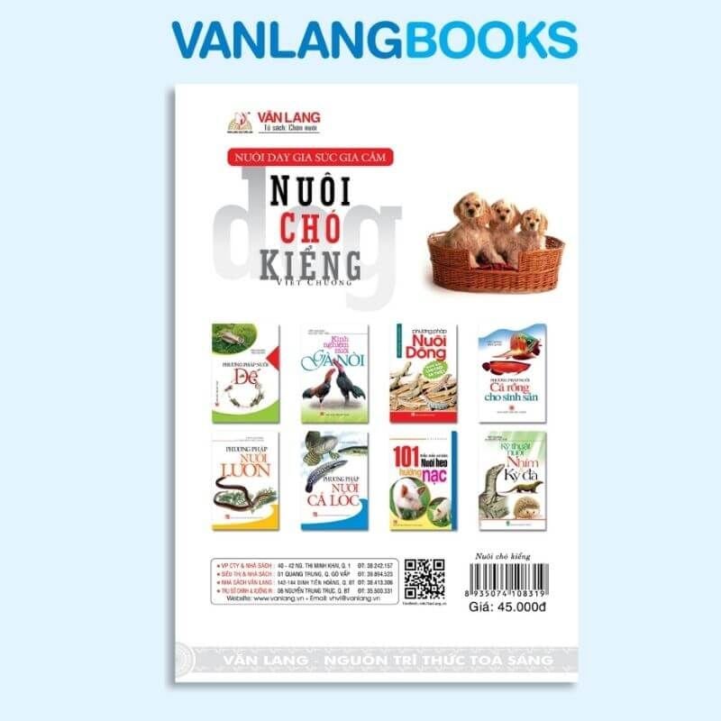 Nuôi Chó Kiểng - Nuôi Dạy Gia Súc Gia Cầm - Vanlangbooks