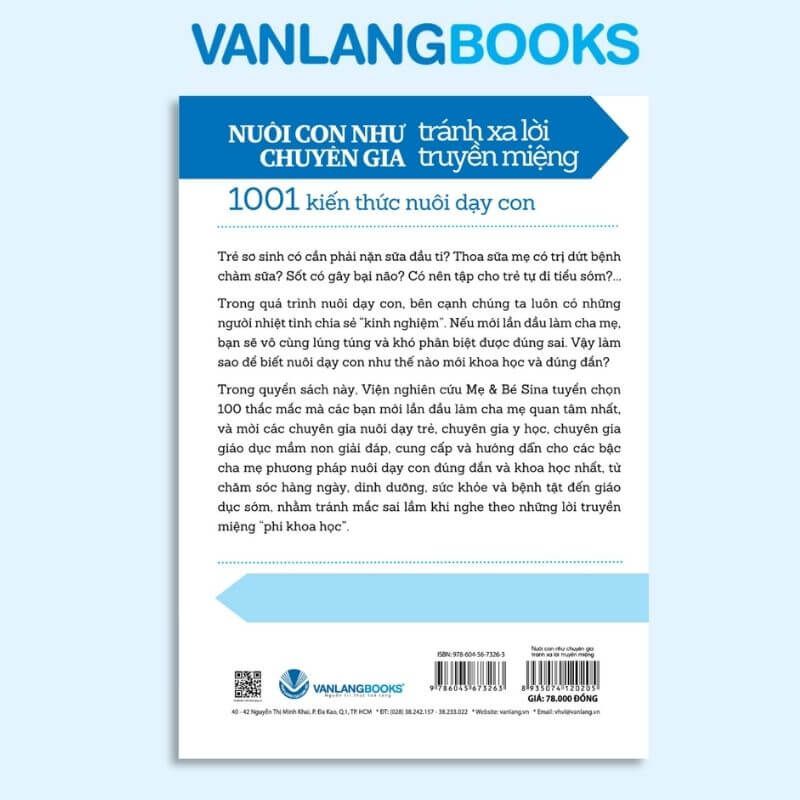 Nuôi Con Như Chuyên Gia Tránh Xa Lời Truyền Miệng - Vanlangbooks