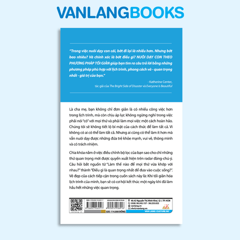 Nuôi Dạy Con Theo Phương Pháp Tối Giản - Vanlangbooks