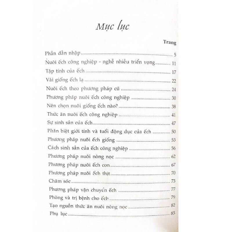 Nuôi Ếch Công Nghiệp - Vanlangbooks