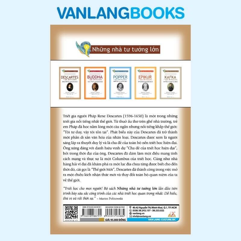 Combo Nền Móng Của Những Giấc Mơ (Plato + Descartes) - Vanlangbooks