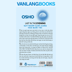 Osho - Suy Ngẫm Cuối Cùng Vào Buổi Tối - Vanlangbooks
