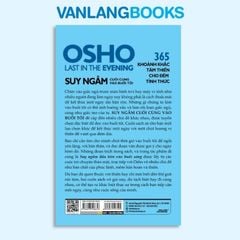 OSHO Suy Ngẫm Cuối Cùng Vào Buổi Tối (Tái Bản 2022) - Vanlangbooks