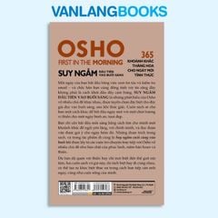 OSHO Suy Ngẫm Đầu Tiên Vào Buổi Sáng (Tái Bản 2022) - Vanlangbooks