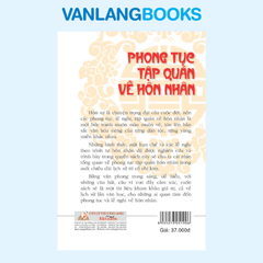 Phong Tục Tập Quán Về Hôn Nhân – Vanlangbooks