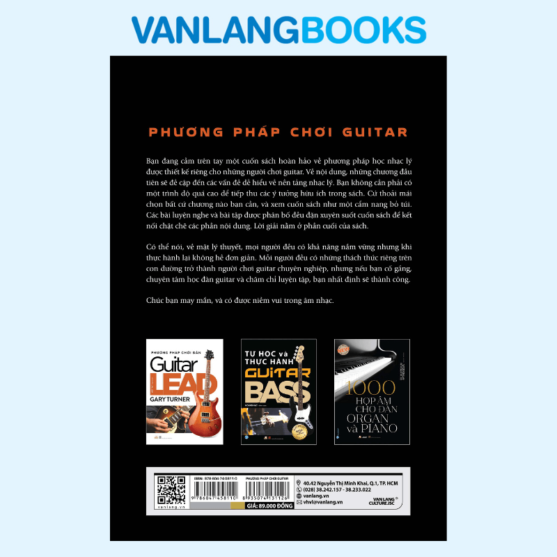 Phương Pháp Chơi Guitar (Tái Bản 2023) - Vanlangbooks
