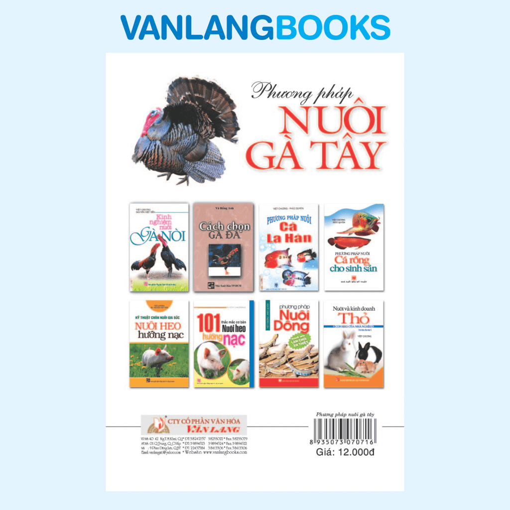Phương Pháp Nuôi Gà Tây - Vanlangbooks